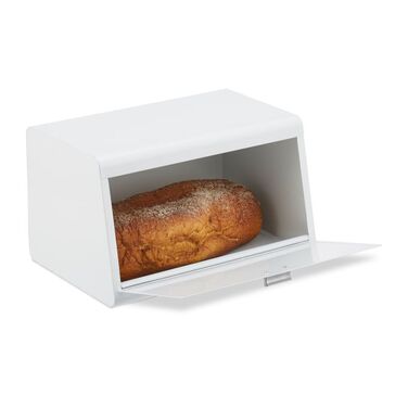 Relaxdays Stainless Steel Bread Box