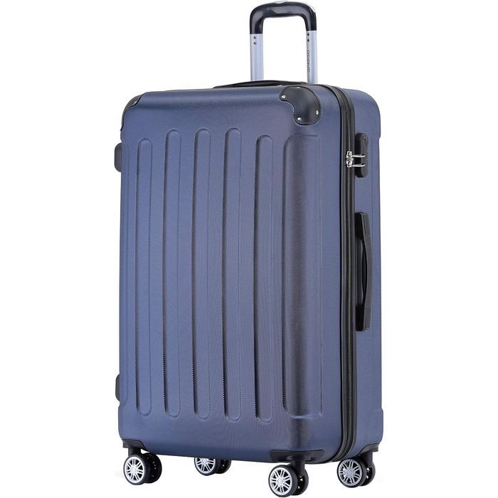 Валіза Beibye з жорстким корпусом, серія Zwillingsrollen, XL-L-M, 14 кольорів (ручна поклажа 55 см, середній кофр 66 см)