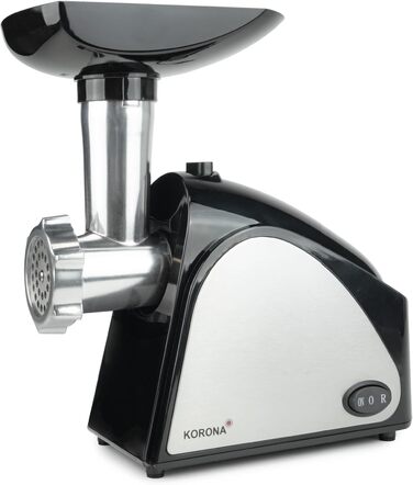 Korona 25200 Stainless Steel Meat Grinder & Food Filler Attachment - 400W | For Meat, Sausage, Kebabs & Pastries