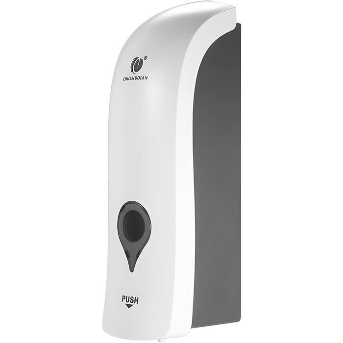 Настінний дозатор для мила без свердління, 300 мл. Підходить для мила, шампуню, дезінфікуючого засобу, миючого засобу. Чорний/Білий/Золотий (Білий)