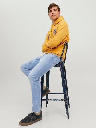 Джинси чоловічі JACK & JONES Slim Fit JJIGLENN Original SQ 330 NOOS, блакитні (28W/32L)