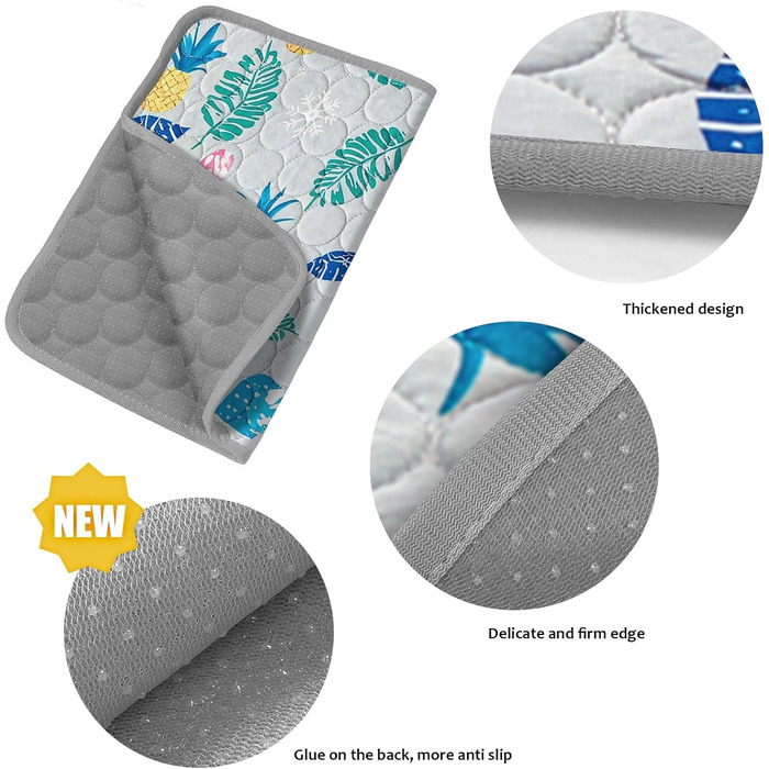 Килимок охолоджуючий для собак NIBESSER, самоохолоджуючий, 40x30 см, сірий (XS)