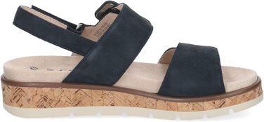Босоніжки жіночі Caprice на платформі зі шкіри замші Ocean Suede, 40 EU