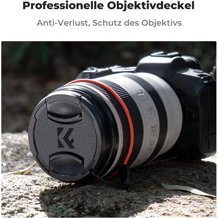 Фільтр UV K&F Concept 58mm з кришкою для об'єктива, серветкою для очищення, захисним фільтром з 18-шаровим нанопокриттям (Nano Klear)