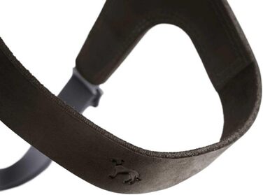 Нашийник для собак HUNTER DIMARO, чорний, з м'якої та міцної шкіри, регульований, для цуценят та собак, що бояться намордників, розмір L