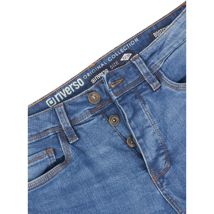 Чоловічі джинси Riverso Falko бузкового кольору, Bootcut, стретч, розмір 32W/30L