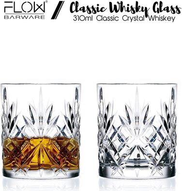 Набір подарунковий віскі: декантер 750 мл, 2 келихи, камені для віскі, дерев'яна коробка | Для чоловіків