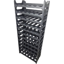 Wine rack for 72 bottles, anthracite/Quality Made in Germany
