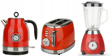 Тостер Zilan RETRO BREAD TOASTER, червоний, 850 Вт