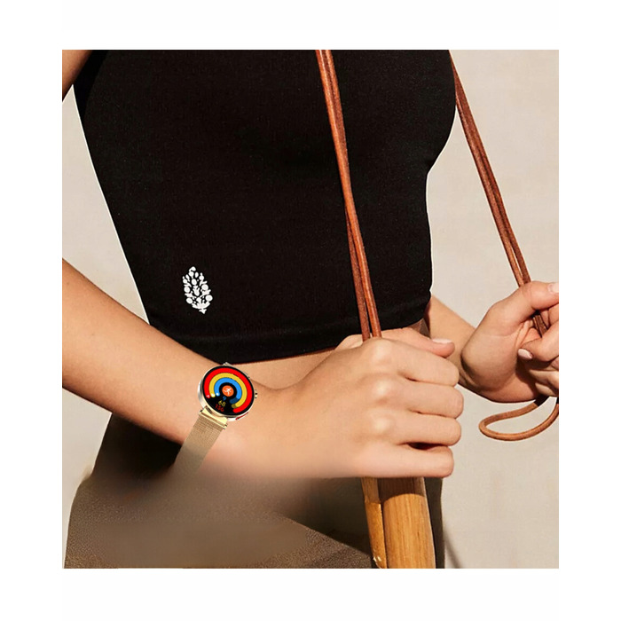 Жіночий смарт-годинник Sayberg AT490 (Золотий) з функціями ЕКГ та вимірювання рівня цукру