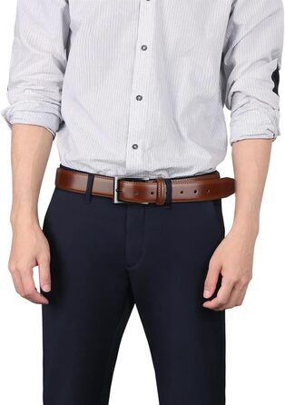 Чоловічий шкіряний ремінь Flintronic, 90/100/110/120/130 см. Металевий ремінь в стилі ретро, універсальний для джинсів та костюмів. Ширина 33 мм.