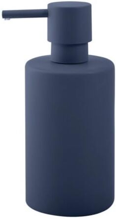 Дозатор мила Spirella з нержавіючою помпою, керамічний, 300 мл, матовий сірий, стандартний (блакитний)
