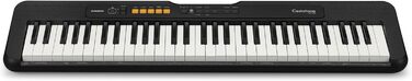 Клавіатура Casio Casiotone CT-S100 з 61 клавішею, 122 звуки та 61 ритми, чорна, сучасний дизайн