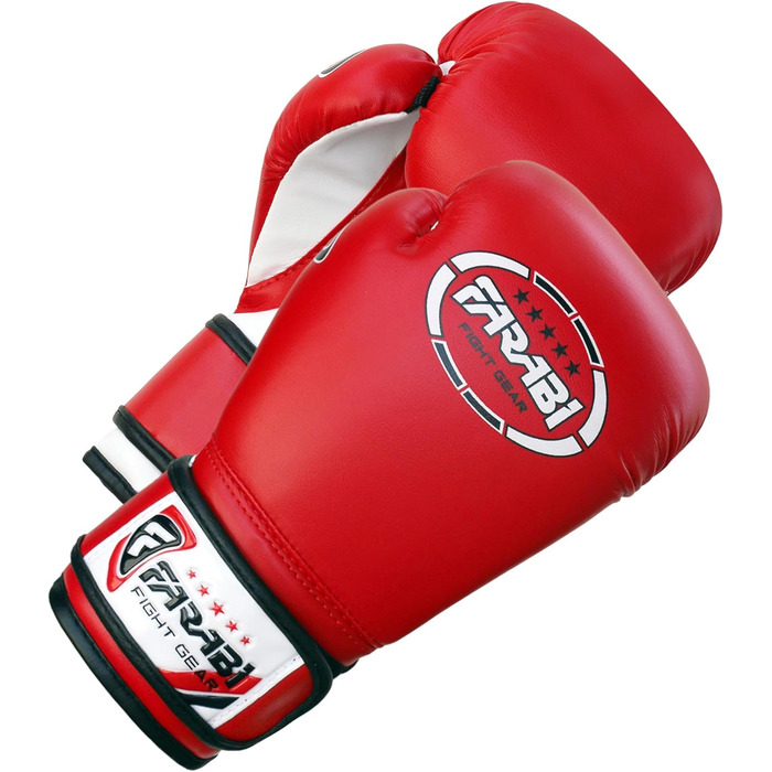 Дитячі боксерські рукавички Farabi Sports 6/8 oz для боксу, ММА, муай-тай, кікбоксингу та спарингу