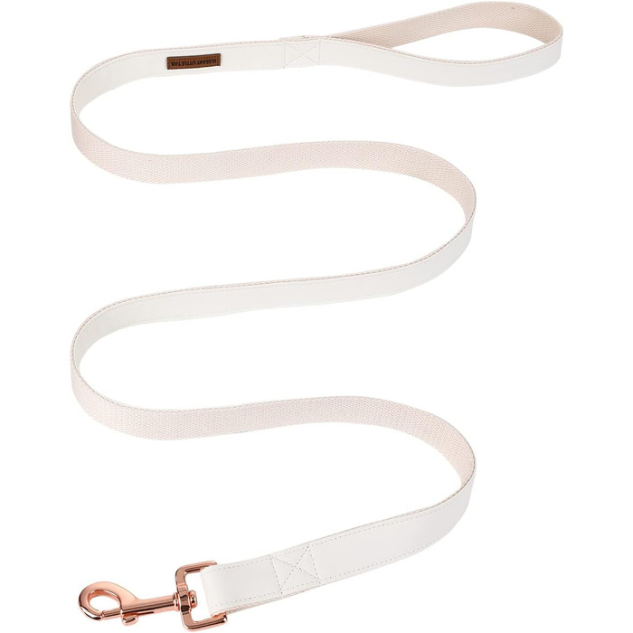 Елегантний шкіряний нашийник та поводок для собак - довговічний аксесуар для маленьких собак, підходить для осені, регульований, 1 шт.