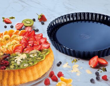 Форма для випікання Dr. Oetker 28 см, емальована, з лопаткою для легкого виймання пирогів, Back-Liebe