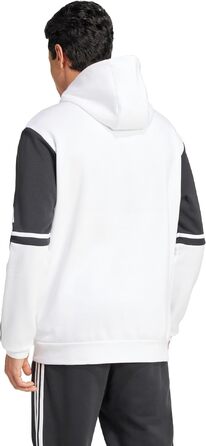 Чоловіча спортивна толстовка з капюшоном Adidas Squadra 25, біла, розмір XL
