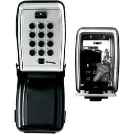 Сейф для ключів Master Lock з кнопкою, настінний, зовнішній, 11.7 x 7.9 x 5.2 см