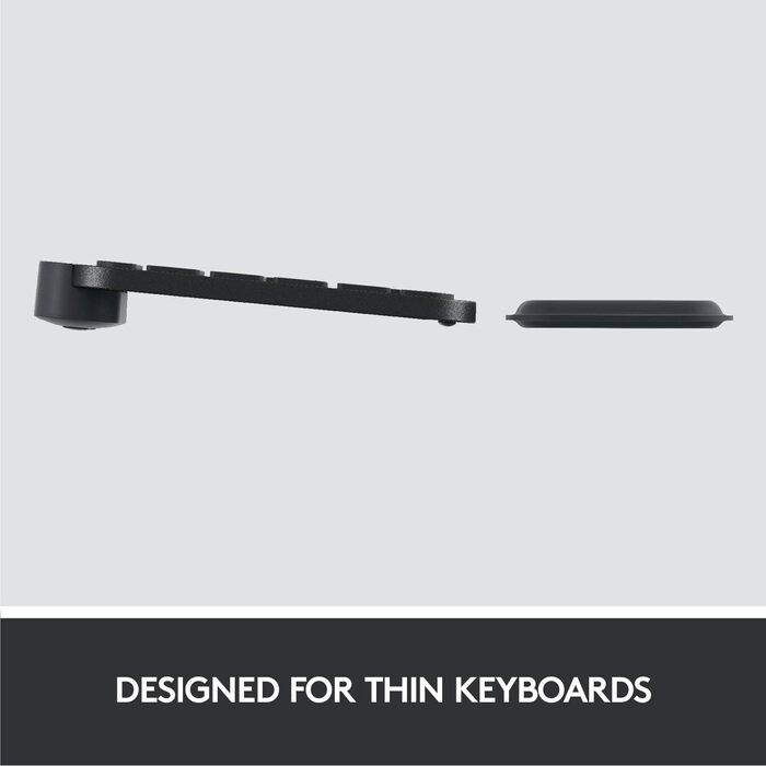 Підставка для зап'ястя Logitech MX Palm Rest Graphite - для клавіатур MX Keys, преміум-матеріал