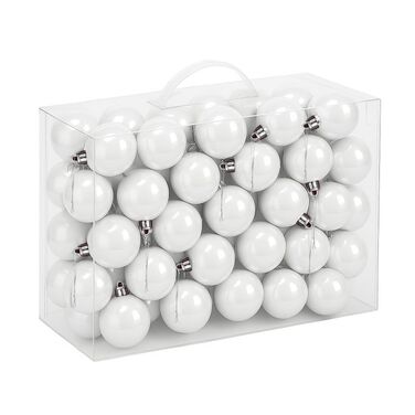 Relaxdays Set of 50 Christmas Baubles