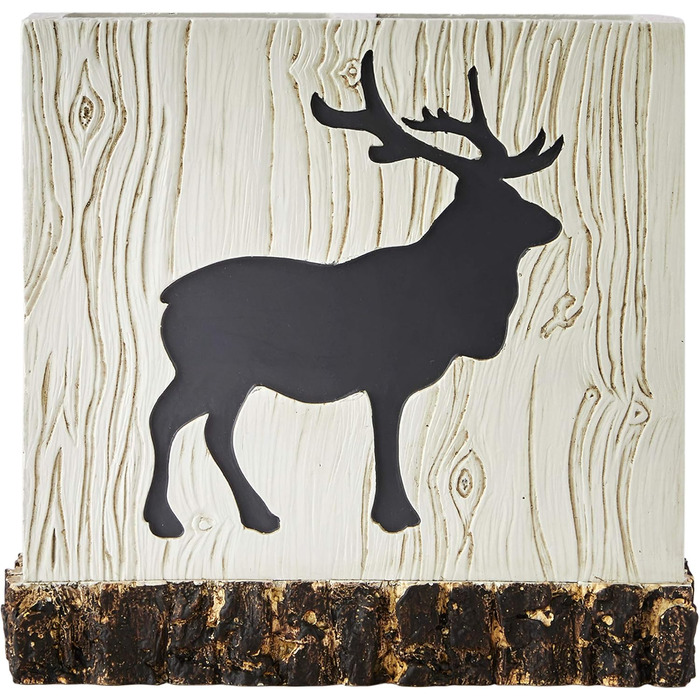 SKL Home Grand Teton Toothbrush Holder, Resin, Brown