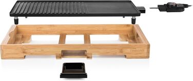 Електричний гриль Tristar BP-2750 Bamboo: 2000 Вт, антипригарне покриття, 49x27 см