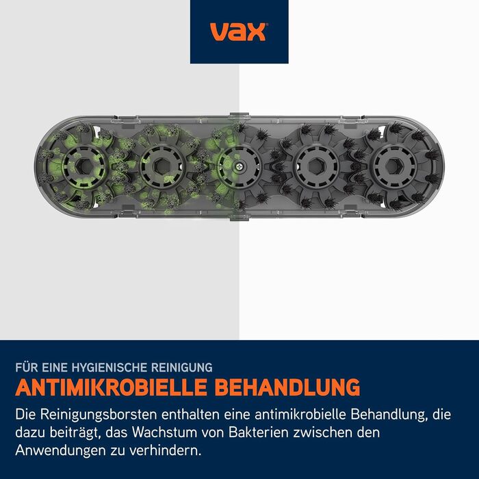 Vax SpinScrub Power Plus: Чистий дім без зусиль! Потужний мийник для килимів та м'яких меблів з технологією SpinScrub, XL-резервуар, швидке висихання та ефективне видалення плям. Підходить для дому.