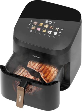 Фритюрниця Cecotec CecoFry Advance Double 9 л: цифрова, без олії, з подвійними кошиками та технологією PerfectCook