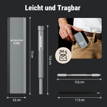 Набір викруток WORKPRO 60 в 1 для дрібної механіки, преміум-якість, з бітами Cr-V, для точного ремонту