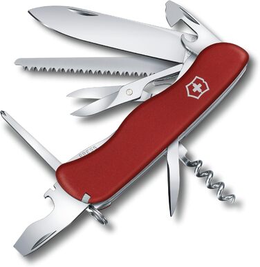 Швейцарський мультитул Victorinox Outrider з 14 функціями, ніж та викрутка 3 мм (червоний)