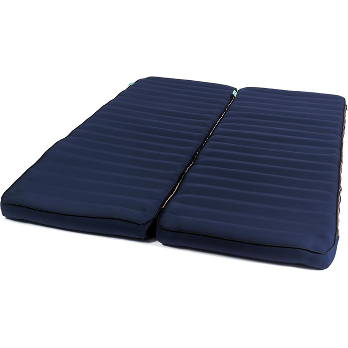 Надувний матрац для гостей Human Comfort Luftbett Chatou, 100% бавовна, блакитний