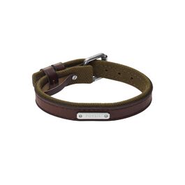Чоловічий шкіряний ремінець Fossil з пряжкою (Горіхово-коричневий)