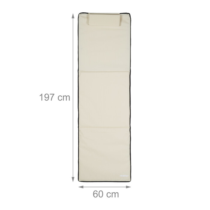 Relaxdays Beach Mat with Sunshade