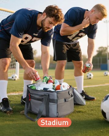 Термосумка TOURIT 32L сіра - ізольована, для пікніка, велика, складна, для транспортування продуктів