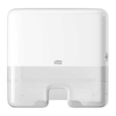 Tork Xpress Mini Spender for Multifold Towels White H2, Single Towel Dispensing, Elevation Design, 552100