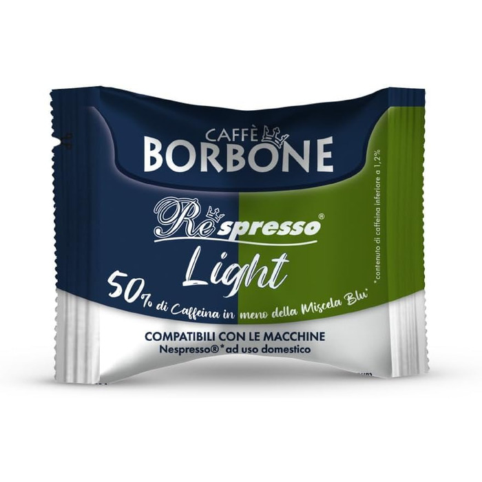 Кавові капсули Caffè Borbone Oro, сумісні з Nespresso, Light Mischung, 50 шт по 0.25 г