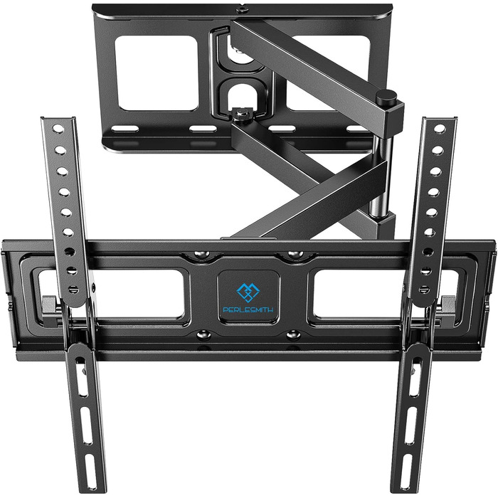 PERLESMITH Tilt & Swivel TV Wall Mount for 26-60 inch Flat & Curved TVs/Monitors (up to 40kg, VESA 400x400mm)