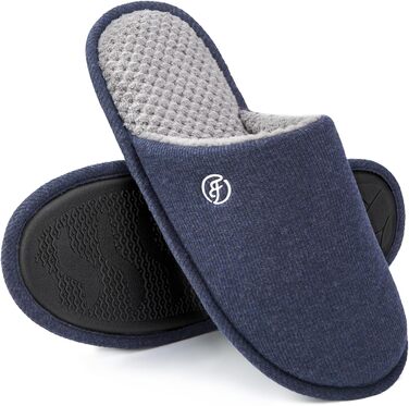 Чоловічі тапочки-шкарпетки EverFoams з м'якою піною Memory Foam, 42/43 EU, темно-синій