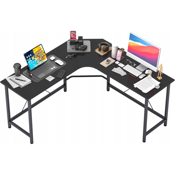 Кутовий L-подібний стіл 150x150 см, ігровий та офісний