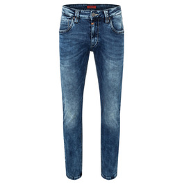 Чоловічі джинси Timezone Eduardotz Slim Fit, блакитні, W29-W40, Stretch 32W/34L (White Aged Wash 3201)