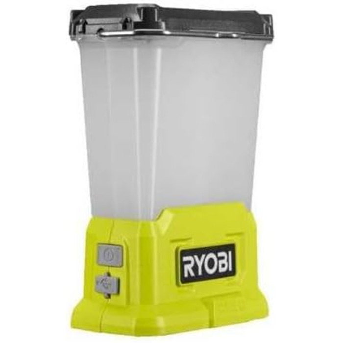 RYOBI 18V ONE+ Cordless LED Lantern Light RLL18-0 (3 brightness levels with 60, 400, and 850 lumens, battery and charger not included)