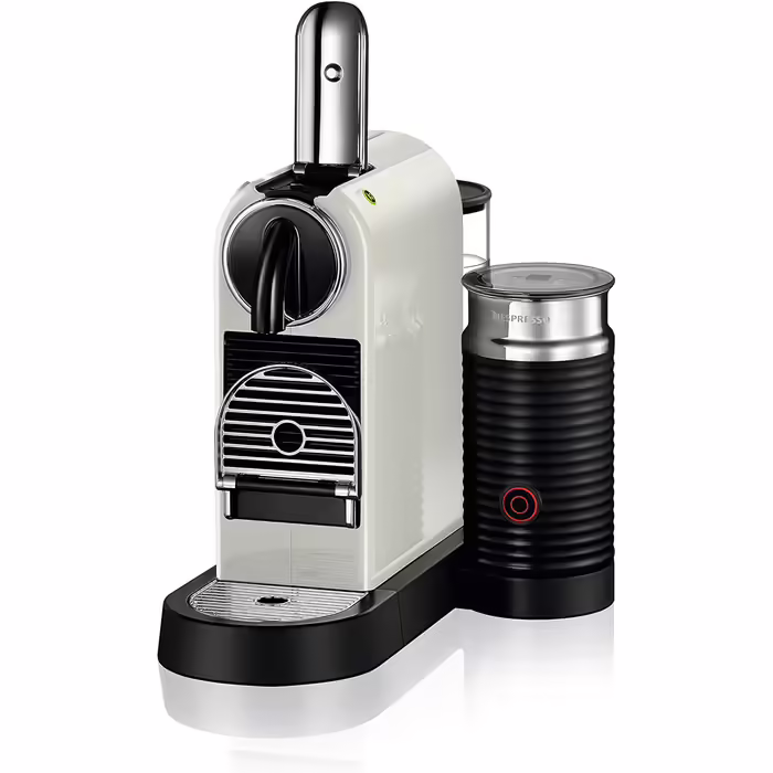 Nespresso De'Longhi Citiz EN267.WAE Coffee Capsule Machine with Milk Frother, 1710W, 1 L, ‎37.2 x 21.8 x 27.7 cm, Cream White