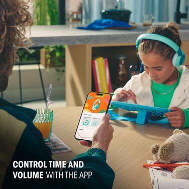 Навушники JBL Junior 320 BT - Бездротові Bluetooth навушники для дітей з мікрофоном, 50 годин, JBL Safe Sound, зелені