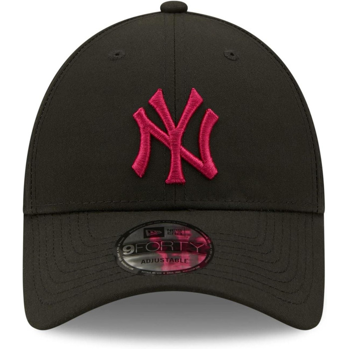Кепка New Era New York Yankees 9Forty чорно-рожева (однаковий розмір)