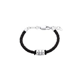 Браслет s.Oliver для хлопчиків та дітей, нержавіюча сталь та шкіра, подарункова коробка (CLASSIC)