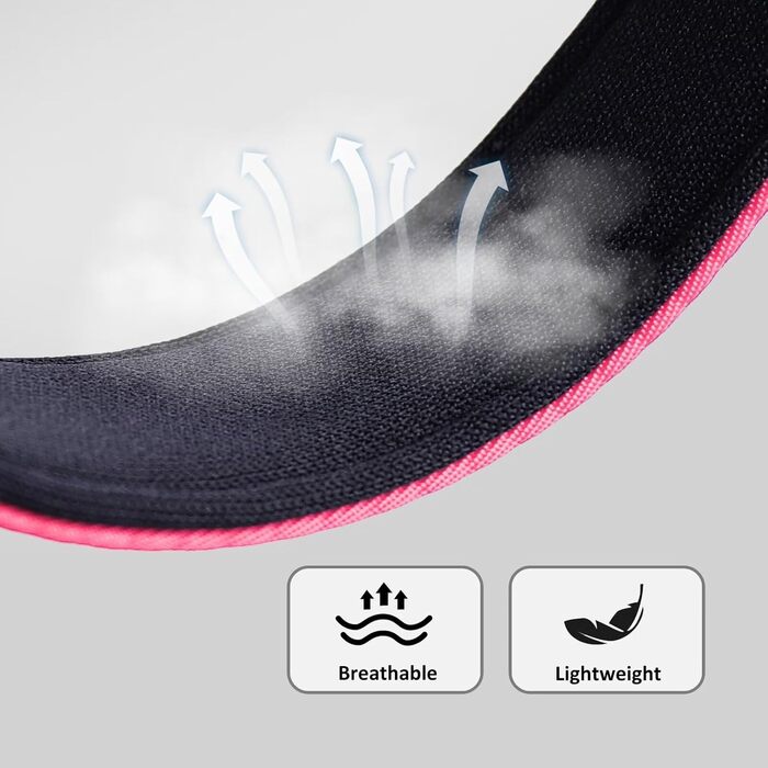 Нашийник для собак Didog нейлоновий, м'який, з металевою застібкою, великий, середній, чорний, L (38-58 см)