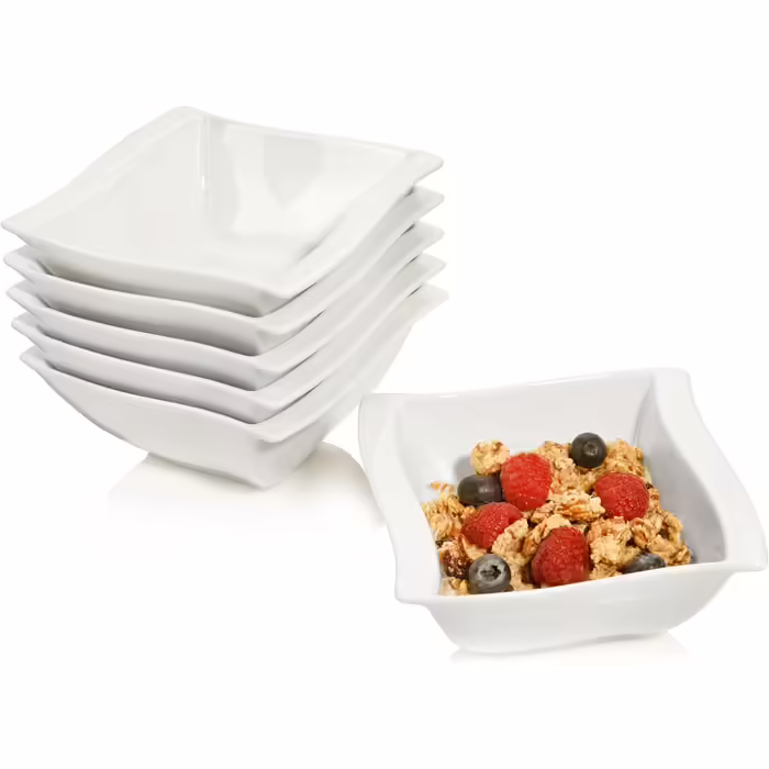 Sänger Cereal Bowl Set Paris, 6-Piece Bowl Set for 6 People Made of Porcelain, Bowl 500 ml | PREMIUM COLLECTION