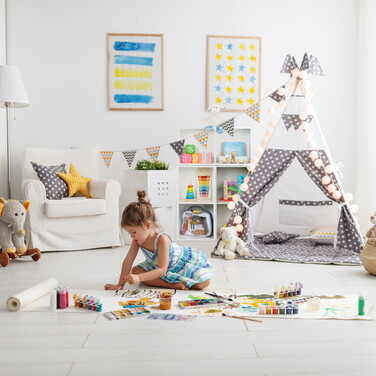 Relaxdays Modular Children's Shelf, 6 Compartments