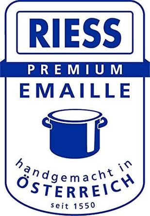Riess, 0633-022, Professional Baker, Loaf Pan 35/14, CLASSIC - LOAF PANS, Height 8.3 cm, Capacity 2.5 Liters, Enamel, Black, Length 36.7 cm Width 14.2 cm Height 8.3 cm
