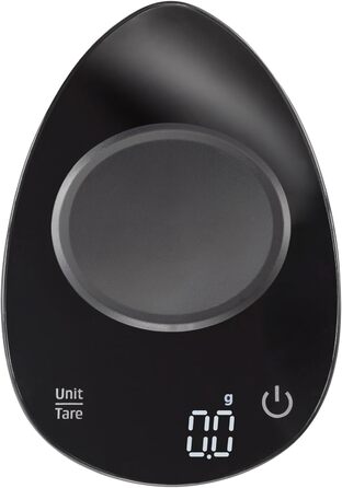 CASO FinoCompact Kitchen Scale - Battery-Free Kinetic Energy Scale - 5kg Capacity, 1g Increments - Testsieger